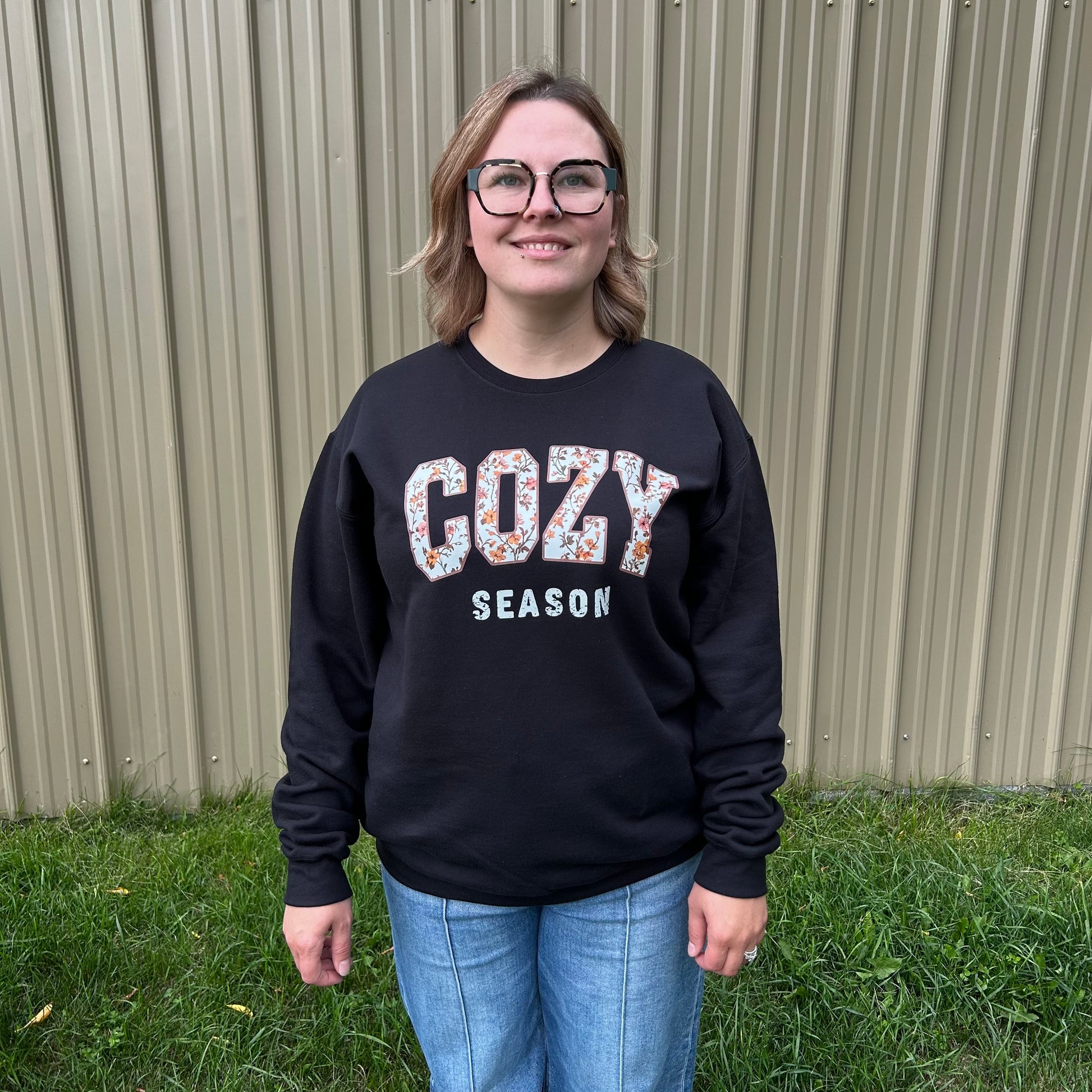 Cozy Season - Crewneck Black
