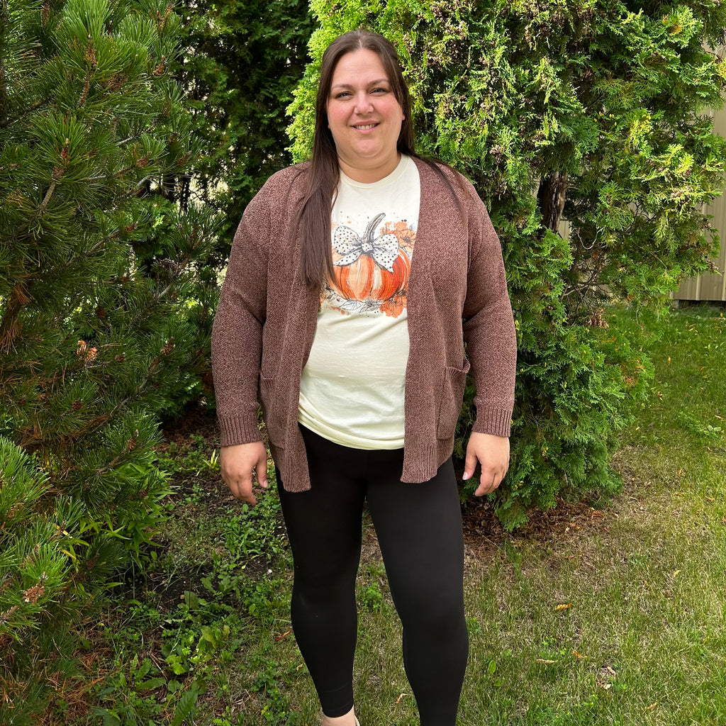 Elena Cardigan- Brown