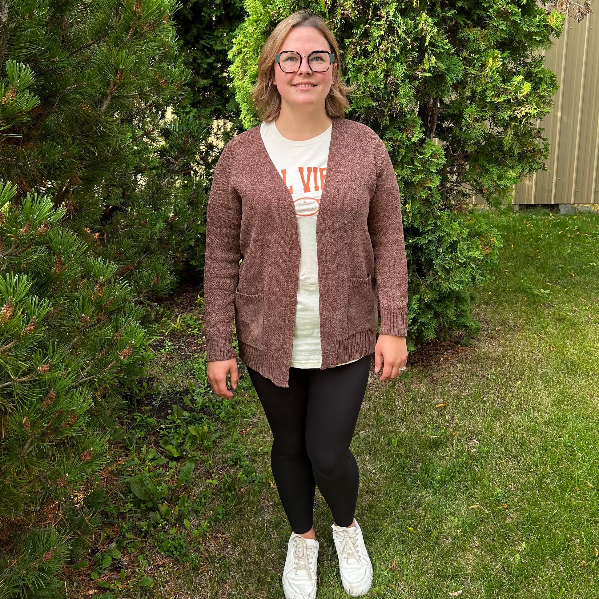 Elena Cardigan- Brown