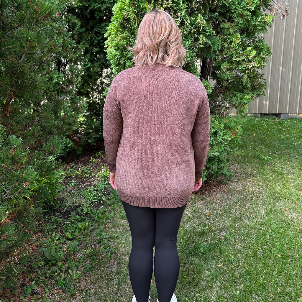 Elena Cardigan- Brown