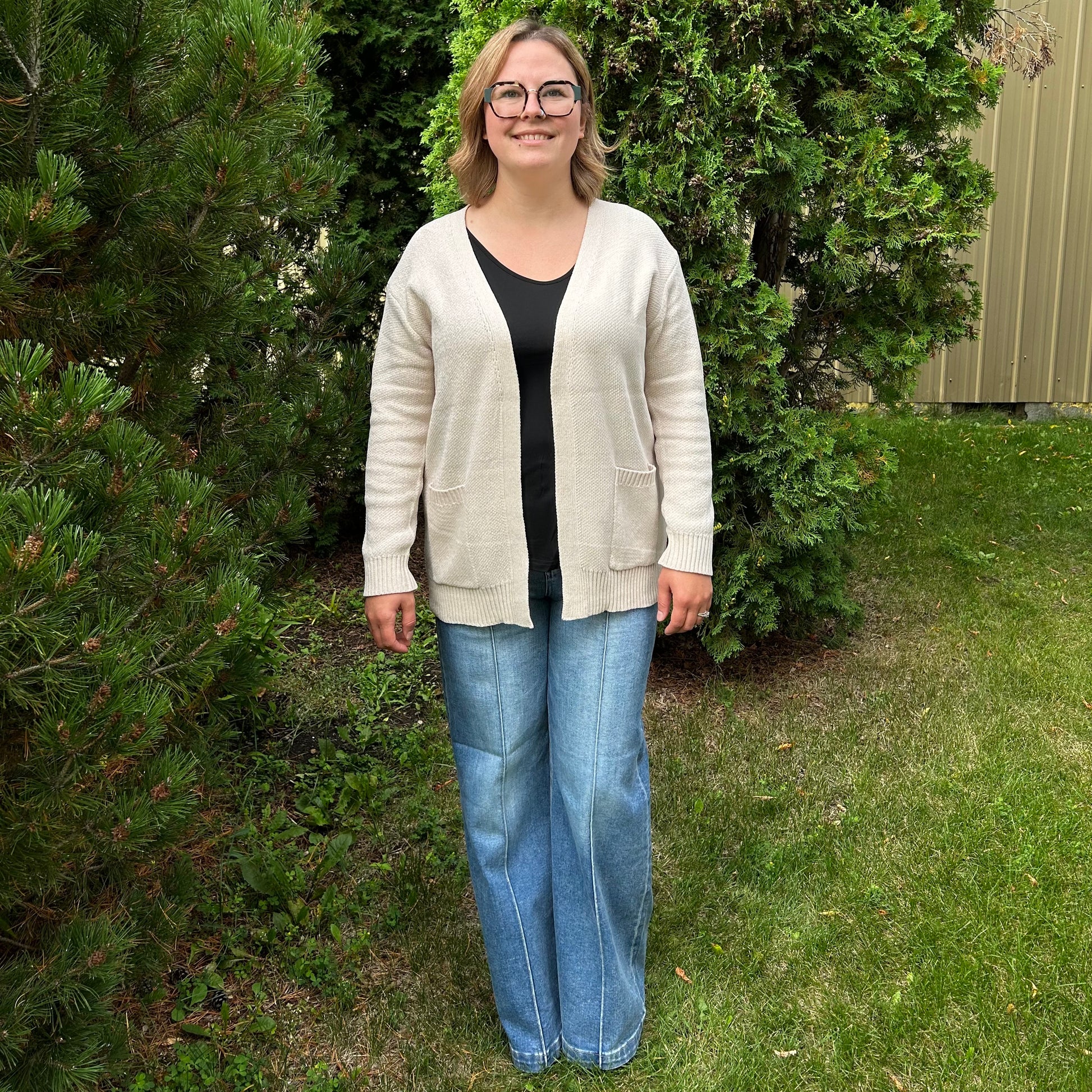 Elena Cardigan- Sand Beige