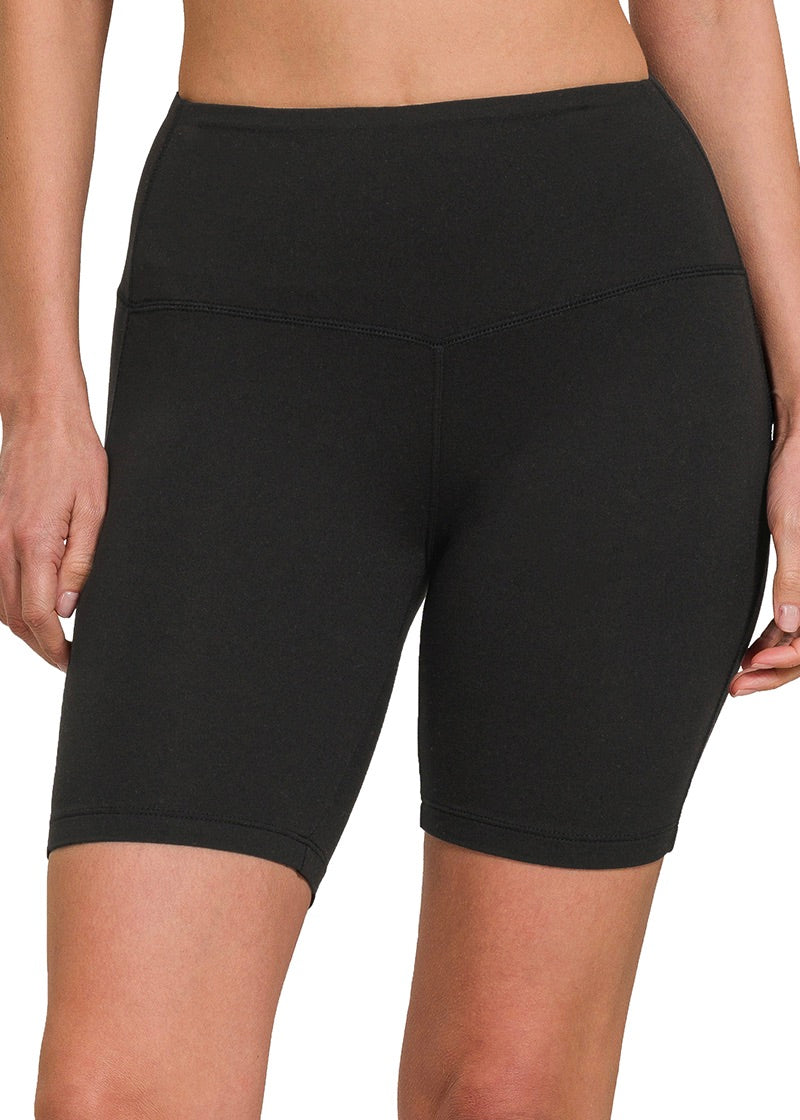 Esha Biker Shorts - Black