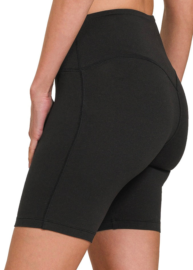Esha Biker Shorts - Black