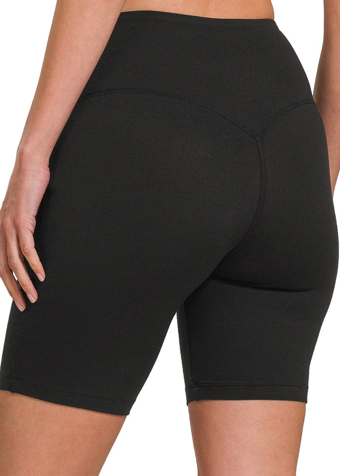 Esha Biker Shorts - Black