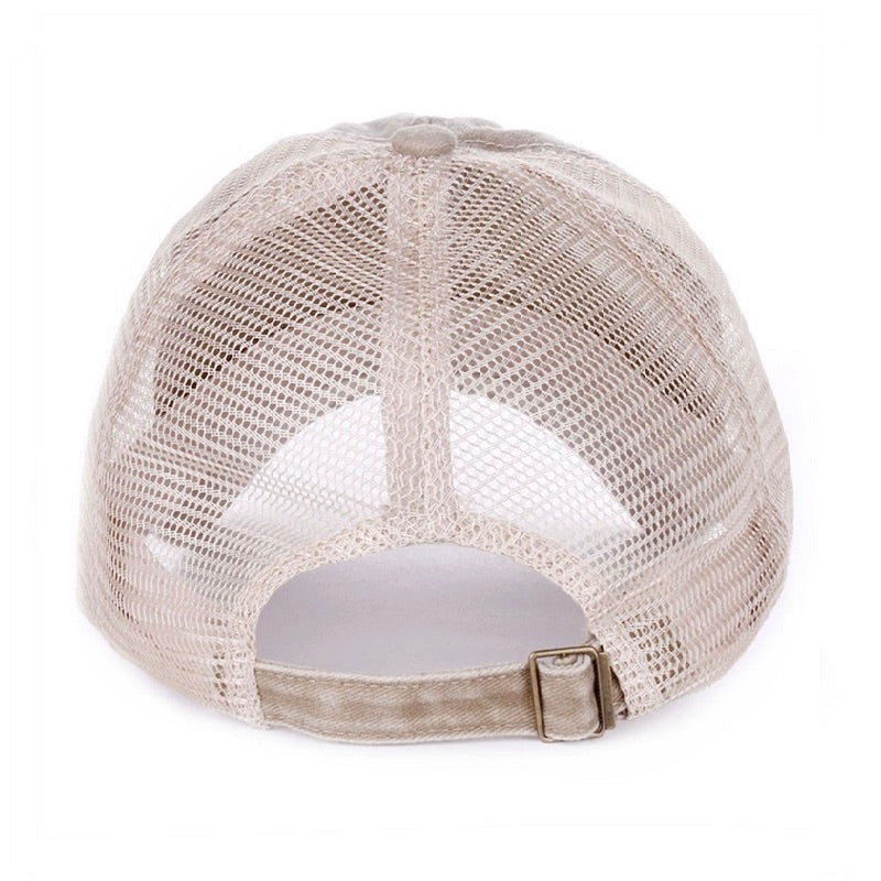 Vintage Washed Ball Cap- Ash Mocha&Tan