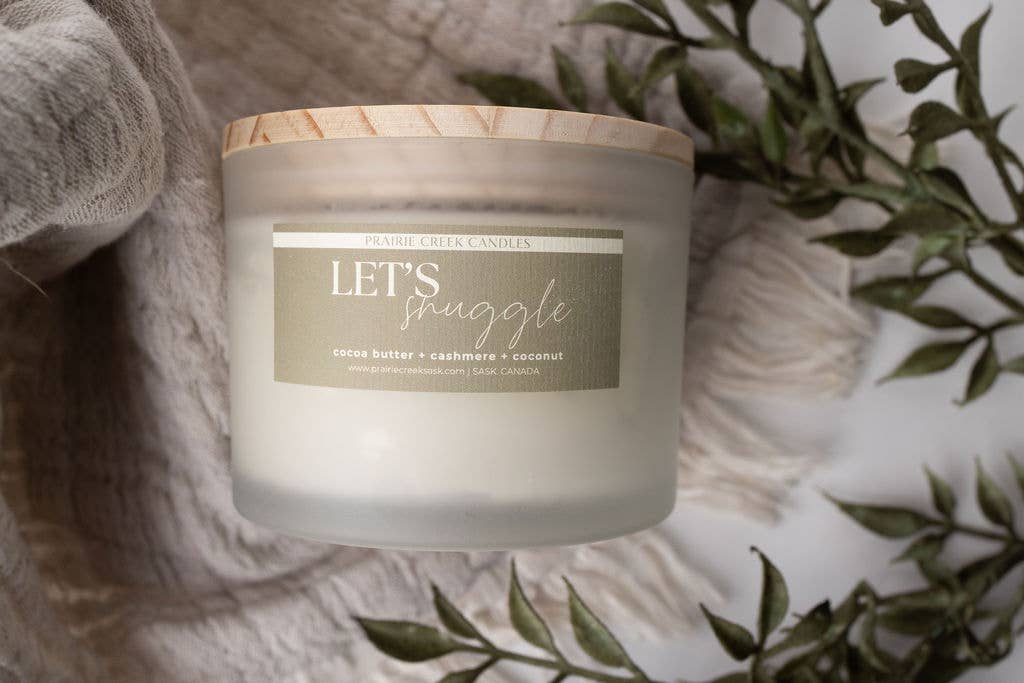 LET'S SNUGGLE | NON TOXIC SOY WAX CANDLE | FALL COLLECTION: 8OZ