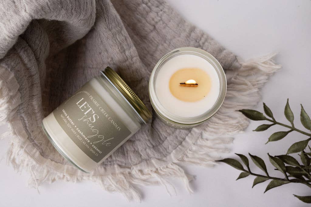 LET'S SNUGGLE | NON TOXIC SOY WAX CANDLE | FALL COLLECTION: 8OZ