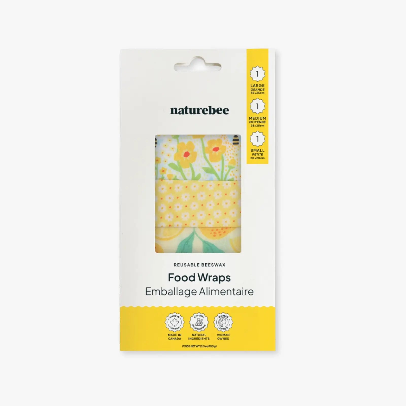 Beeswax Wrap Variety Sets: Yellow
