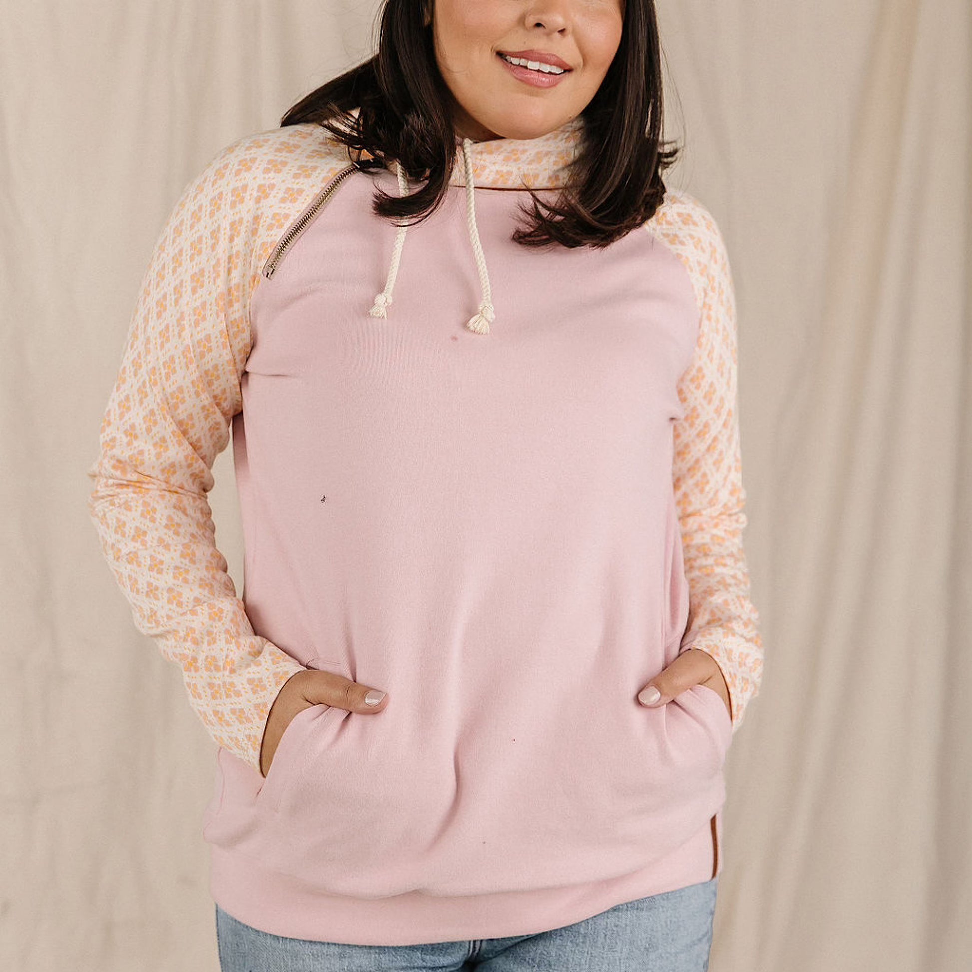 Doublehood sweatshirt- Sweet Grapefruit