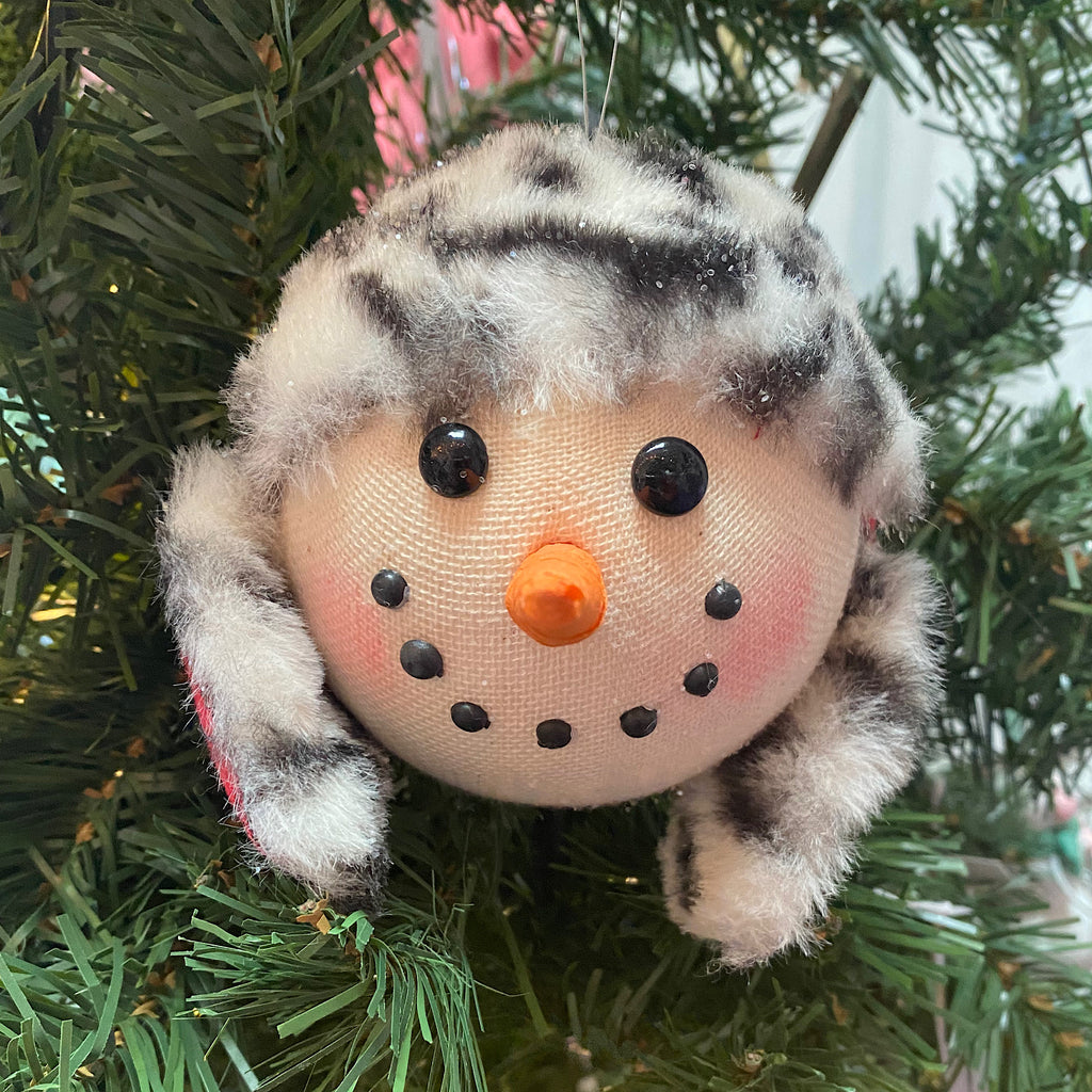 Snowman Head Tree Decoration