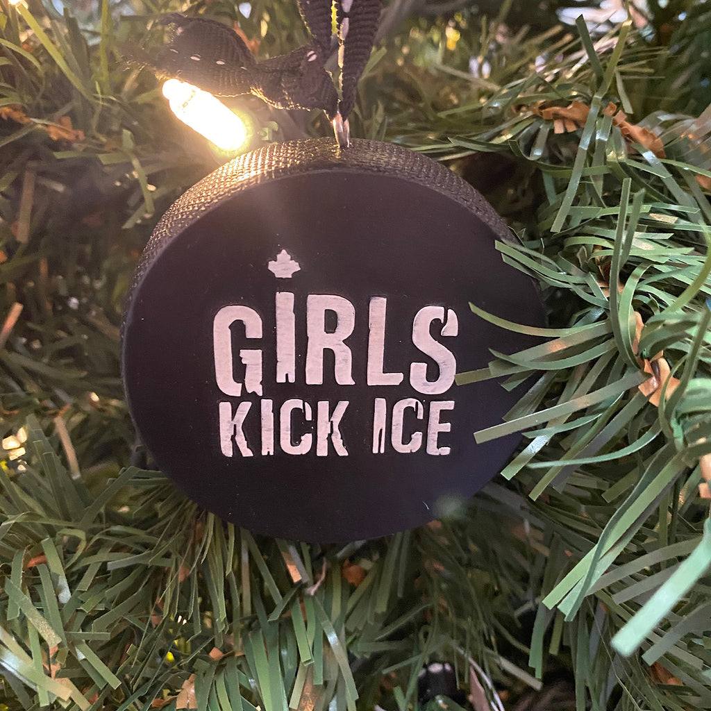 Hockey Puck Ornament