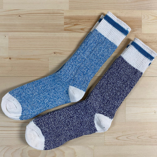2 Colours Ladies Boot Socks
