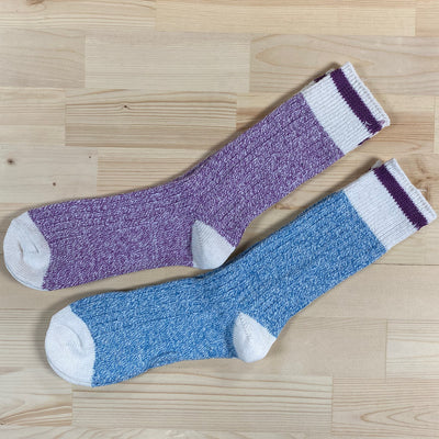 2 Colours Ladies Boot Socks